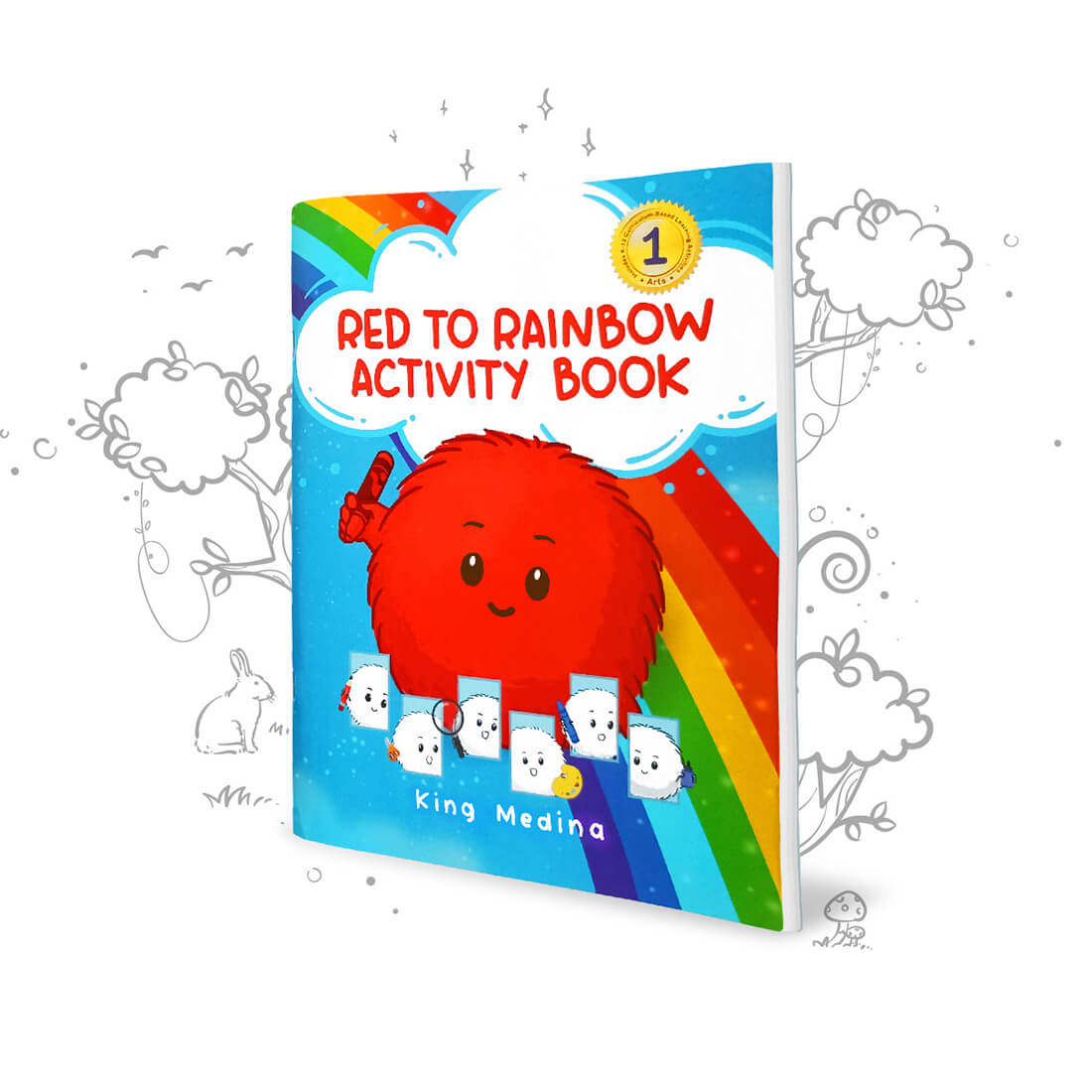 Red To Rainbow Activity Book